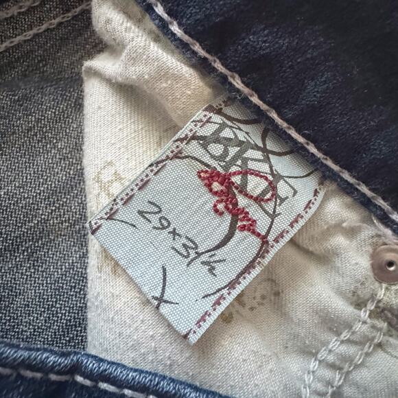 BKE Buckle Stella Boot Jeans Women's Sz 29 29x31 Blue Low Rise Bootcut cowgirl - Picture 6 of 16